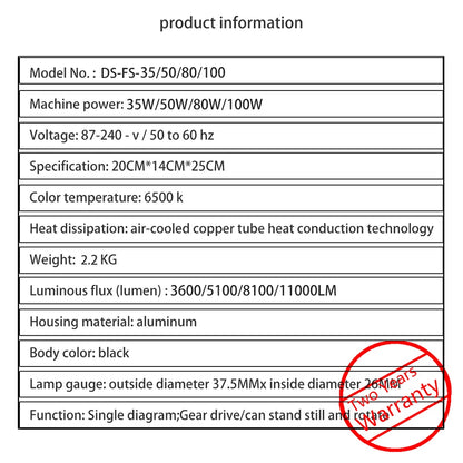 DS-FS-35/50/80/100 Specification