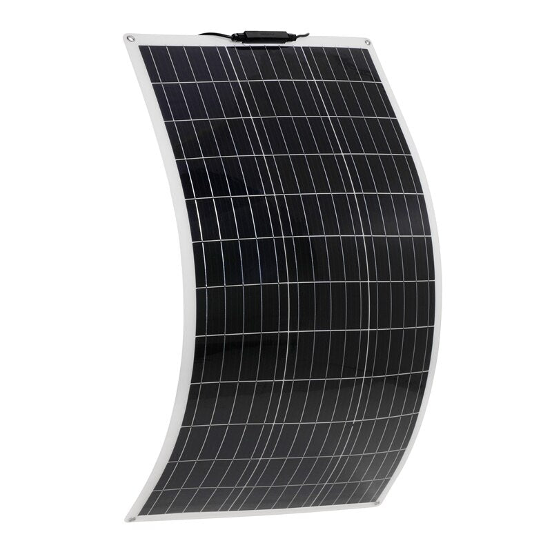 Panneau solaire 300W 600W PET panneaux flexibles cellule de panneau de production d'énergie photovoltaïque pour Kit de système de chargeur de batterie 12V extérieur