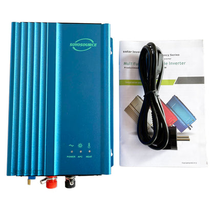 Pure Sine Wave 500W MPPT Solar Grid Tie Inverter Battery Charge and Discharge DC12V/24V to AC110V or 220V Output Adjutable