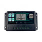Controlador de carga solar mppt/pwm 100a/50a/40a/30a/20a/10a 12 v 24 v painel solar regulador de bateria com 2 portas usb display lcd