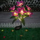 LED solaire azalée fleurs jardin lampe maison lumière décorative paysage orchidée Rose lampadaire pelouse chemin vacances mariage lumières