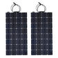 Painel solar 300 W 400 W 200 W 100 W Etfe Painéis solares flexíveis Célula solar monocristalina 12 V/24 V Carregador de bateria 1000 W Kits de sistema