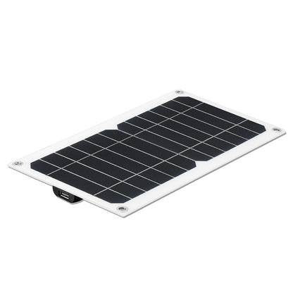 5W Solar Charger Flexible Solar Panel 5V 1A USB Output Solar Power Charging For Outdoor Camping Mobile Phone USB-charged Device