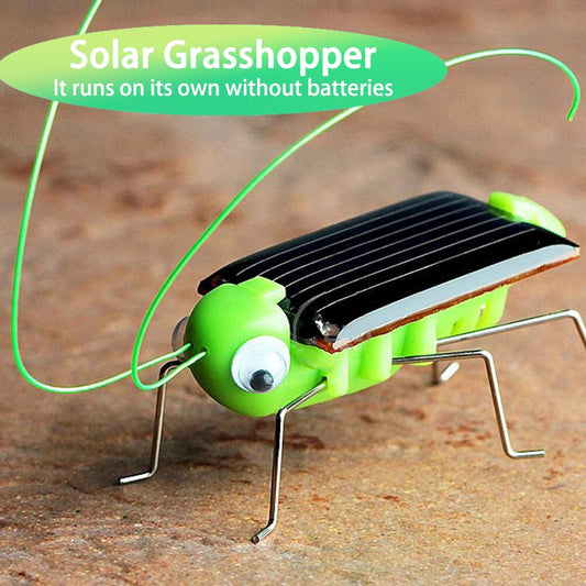 Solar-Grasshopper-Spielzeug – Puzzle für Kinder, ausgewähltes Geschenk, Simulation, Insekten-Geschenk, Jungen und Mädchen, wissenschaftliche Bildung, lustiges bewegliches Spielzeug für Kinder