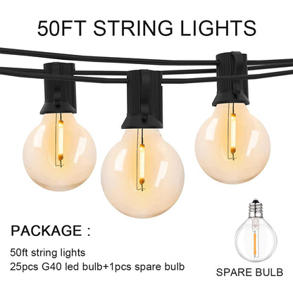 50FT STRING LIGHTS PACKAGE 2 50ft