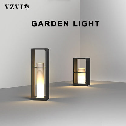 VZVI Luce da Giardino Luce Solare Luce da Viale per Esterni Lampade da Prato Impermeabile Auto On/Off Decorazione Paesaggio a Led per Cortile Patio Passerella