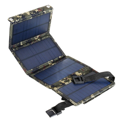 15/20W 5V Solar Panel Outdoor Camping Hiking Foldable USB Solar Panels Portable Power Bank Battery Solar Charger for Cell Phone