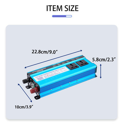 5000W Car Inverter, 4 1Ocm/3.9" 5o867" D