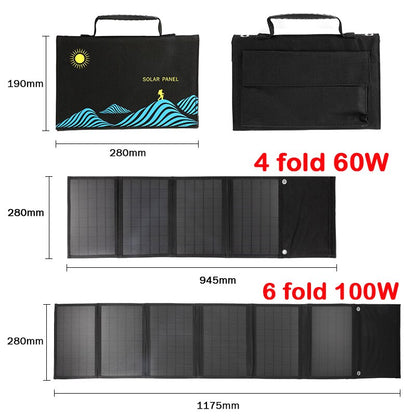 SOLAR PANEL 190mm 280mm 4 fold 60