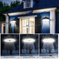 Solar-Kronleuchter für den Außenbereich, wasserdichte LED-Lampe, Doppelkopf-Pendelleuchte, Dekorationen mit Fernbedienung für Innenschuppen, Scheunendach