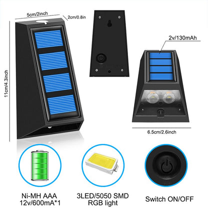 Decoration Solar Garden Light, 2cm/O.8in 2v/13OmAh