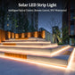 Strisce luminose a LED solari 2835 con telecomando a pannello solare 3M 4M 5M Nastro per lampada flessibile IP67 per esterni per la decorazione del giardino