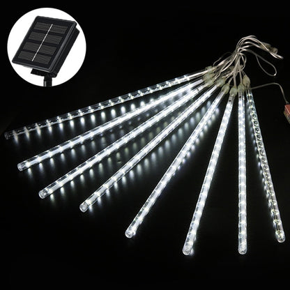 30/50cm Solar Meteor Shower Rain 10 Tubes LED String Lights Waterproof Christmas Solar Street Light Outdoor Garden Tree Decor