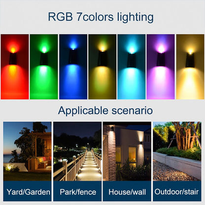 Decoration Solar Garden Light, RGB 7colors lighting Applicable scenario Yard/Garden Park