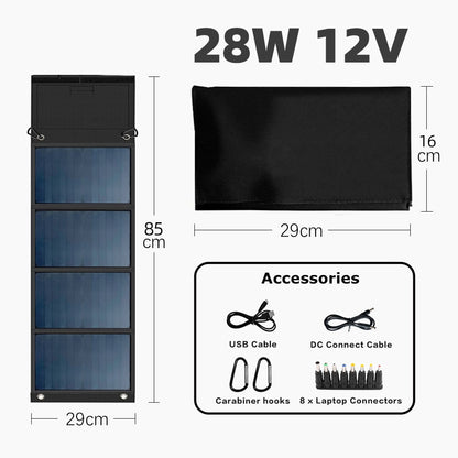 28W 12V 16 cm 85 29cm cm Accessories USB Cable