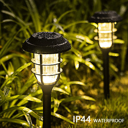 6 Pcs Solar Lights Outdoor Garden Landscape Waterproof Walkway for Patio Lawn Yard and Street Lighting