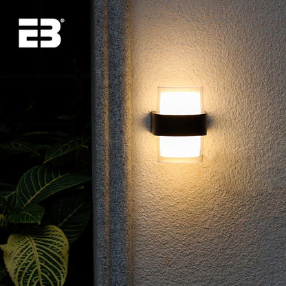 IP65 Waterproof Interior Wall Light Fixtures Modern 2W 12W LED Wall Lamp Outdoor AC90-260V Wall Mounted Outdoor Lighting