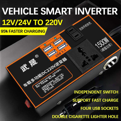 VEHICLE SMART INVERTER 12V/24