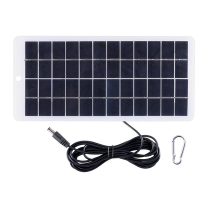 Solar Panel 10W 12V Outdoor DIY Solar Cells Charger Polysilicon Panels USB Outdoor Portable Solar for Cell Mobile Phone Chargers