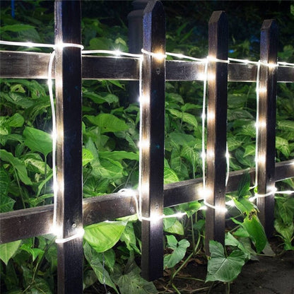 7M/12M LED Outdoor Solar Lamps 50/100 LEDs Rope Tube String Lights Fairy Holiday Christmas Party Solar Garden Waterproof Lights